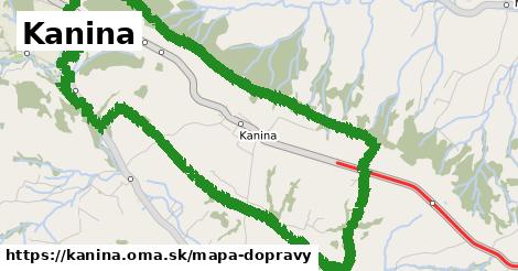 ikona Mapa dopravy mapa-dopravy v kanina