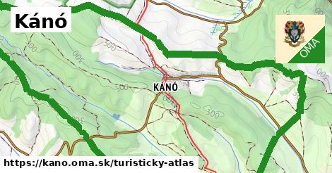 ikona Turistická mapa turisticky-atlas v kano