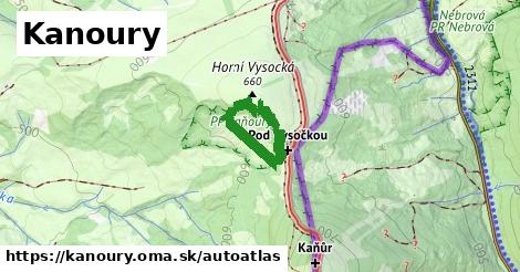 ikona Mapa autoatlas v kanoury