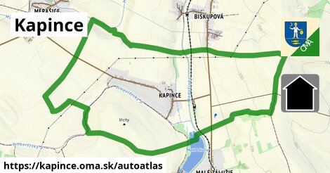 ikona Mapa autoatlas v kapince