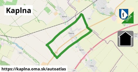 ikona Mapa autoatlas v kaplna