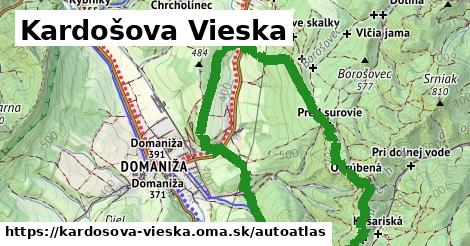 ikona Mapa autoatlas v kardosova-vieska