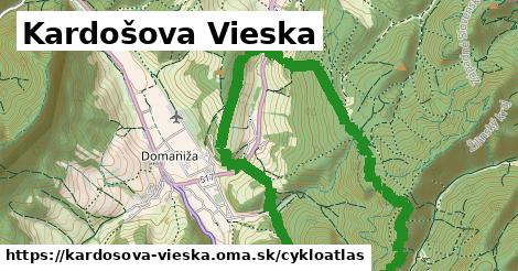 ikona Cyklo cykloatlas v kardosova-vieska