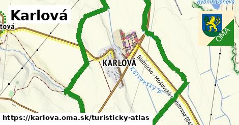 ikona Turistická mapa turisticky-atlas v karlova