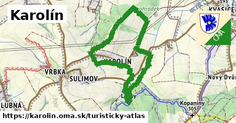 ikona Turistická mapa turisticky-atlas v karolin