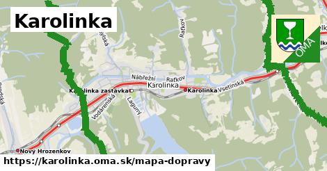 ikona Mapa dopravy mapa-dopravy v karolinka