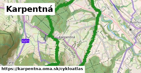 ikona Cyklo cykloatlas v karpentna