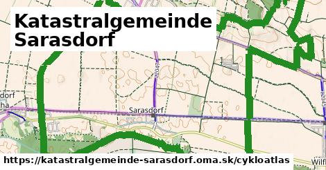 ikona Katastralgemeinde Sarasdorf: 13,8 km trás cykloatlas v katastralgemeinde-sarasdorf