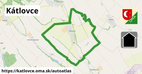 ikona Mapa autoatlas v katlovce