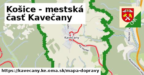 ikona Mapa dopravy mapa-dopravy v kavecany.ke