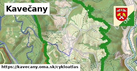 ikona Kavečany: 3,2 km trás cykloatlas v kavecany