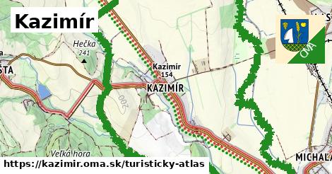 ikona Turistická mapa turisticky-atlas v kazimir