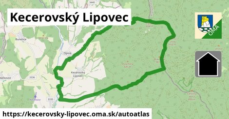 ulice v Kecerovský Lipovec