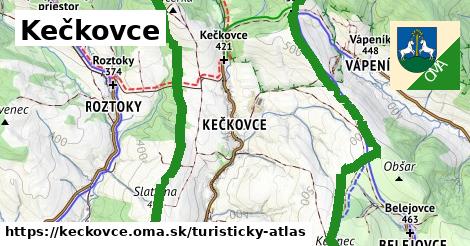 ikona Turistická mapa turisticky-atlas v keckovce