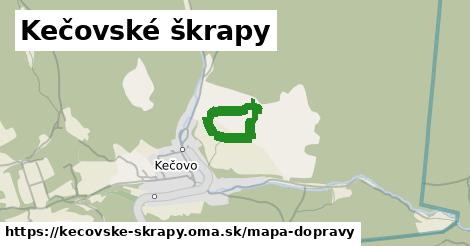 ikona Kečovské škrapy: 0 m trás mapa-dopravy v kecovske-skrapy