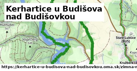 ikona Kerhartice u Budišova nad Budišovkou: 0 m trás zimna-mapa v kerhartice-u-budisova-nad-budisovkou