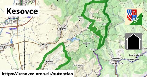 ikona Mapa autoatlas v kesovce