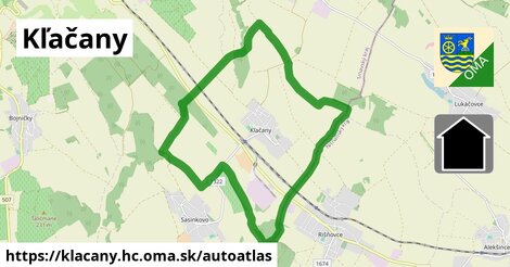 ikona Mapa autoatlas v klacany.hc