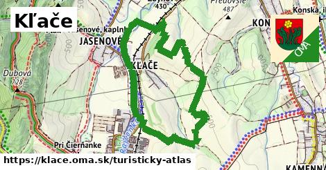 ikona Turistická mapa turisticky-atlas v klace