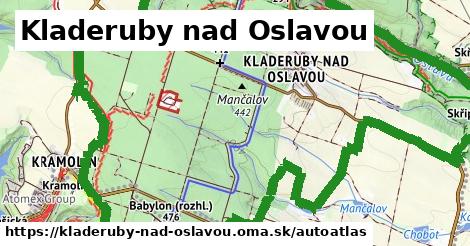 ikona Mapa autoatlas v kladeruby-nad-oslavou