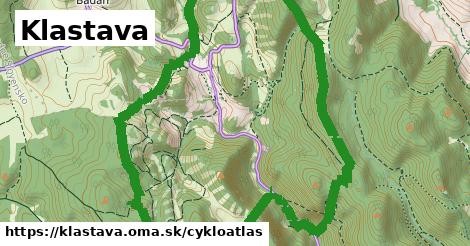 ikona Klastava: 4,8 km trás cykloatlas v klastava