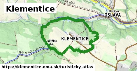 ikona Turistická mapa turisticky-atlas v klementice