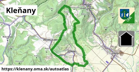 ikona Mapa autoatlas v klenany