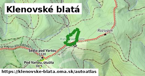 ulice v Klenovské blatá