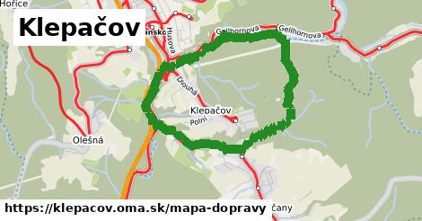 ikona Mapa dopravy mapa-dopravy v klepacov