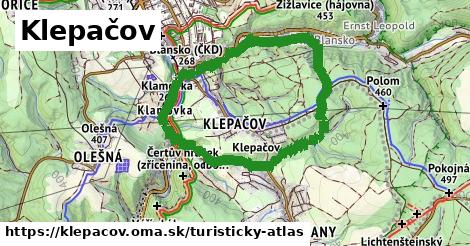 ikona Turistická mapa turisticky-atlas v klepacov