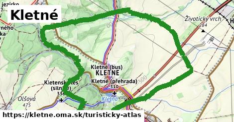 ikona Turistická mapa turisticky-atlas v kletne