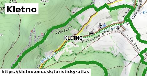 ikona Turistická mapa turisticky-atlas v kletno