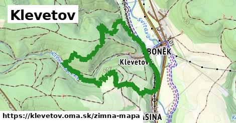 ikona Zimná mapa zimna-mapa v klevetov