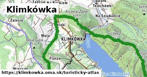 ikona Turistická mapa turisticky-atlas v klimkowka