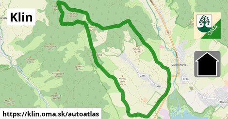 ikona Mapa autoatlas v klin