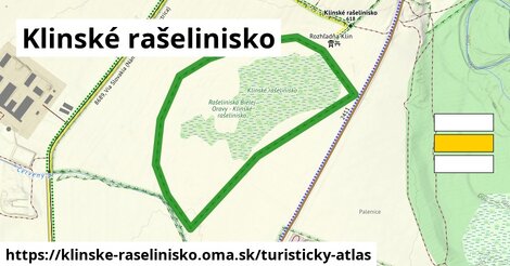 ikona Klinské rašelinisko: 0 m trás turisticky-atlas v klinske-raselinisko