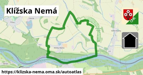 ikona Mapa autoatlas v klizska-nema