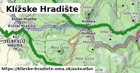 ikona Mapa autoatlas v klizske-hradiste