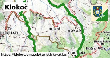 ikona Turistická mapa turisticky-atlas v klokoc