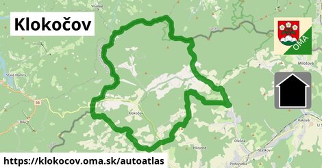 ikona Mapa autoatlas v klokocov