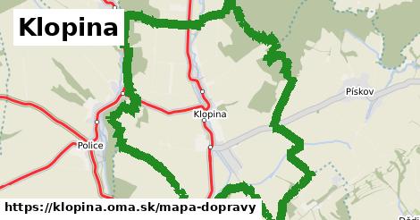 ikona Mapa dopravy mapa-dopravy v klopina