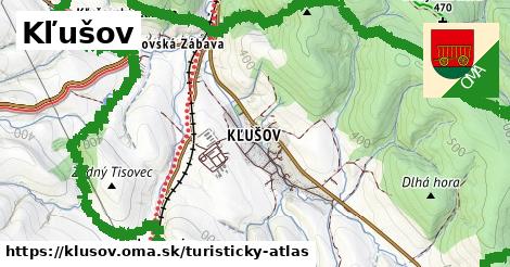 ikona Turistická mapa turisticky-atlas v klusov