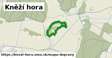 ikona Kněží hora: 0 m trás mapa-dopravy v knezi-hora