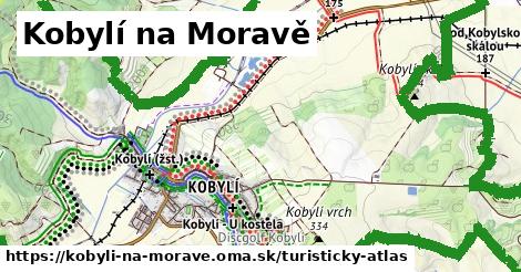 ikona Kobylí na Moravě: 0 m trás turisticky-atlas v kobyli-na-morave