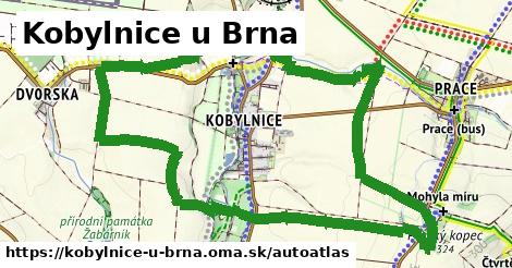 ikona Mapa autoatlas v kobylnice-u-brna