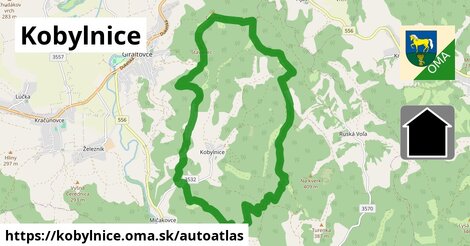 ikona Mapa autoatlas v kobylnice