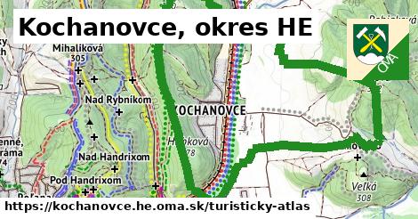 ikona Kochanovce, okres HE: 573 m trás turisticky-atlas v kochanovce.he