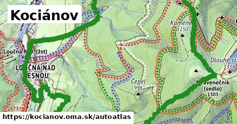 ikona Mapa autoatlas v kocianov