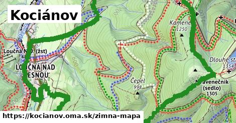 ikona Zimná mapa zimna-mapa v kocianov