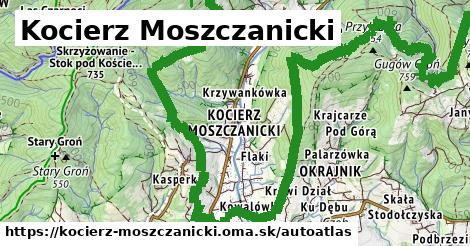 ikona Mapa autoatlas v kocierz-moszczanicki